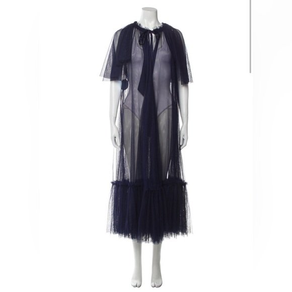 Hill House Navy Midi Dress - Picture 1 of 5